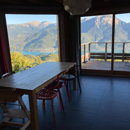 Chalet Bioclimatique Avec Vue Sur Le Lac De Serre Poncon Saint-Apollinaire  Buitenkant foto