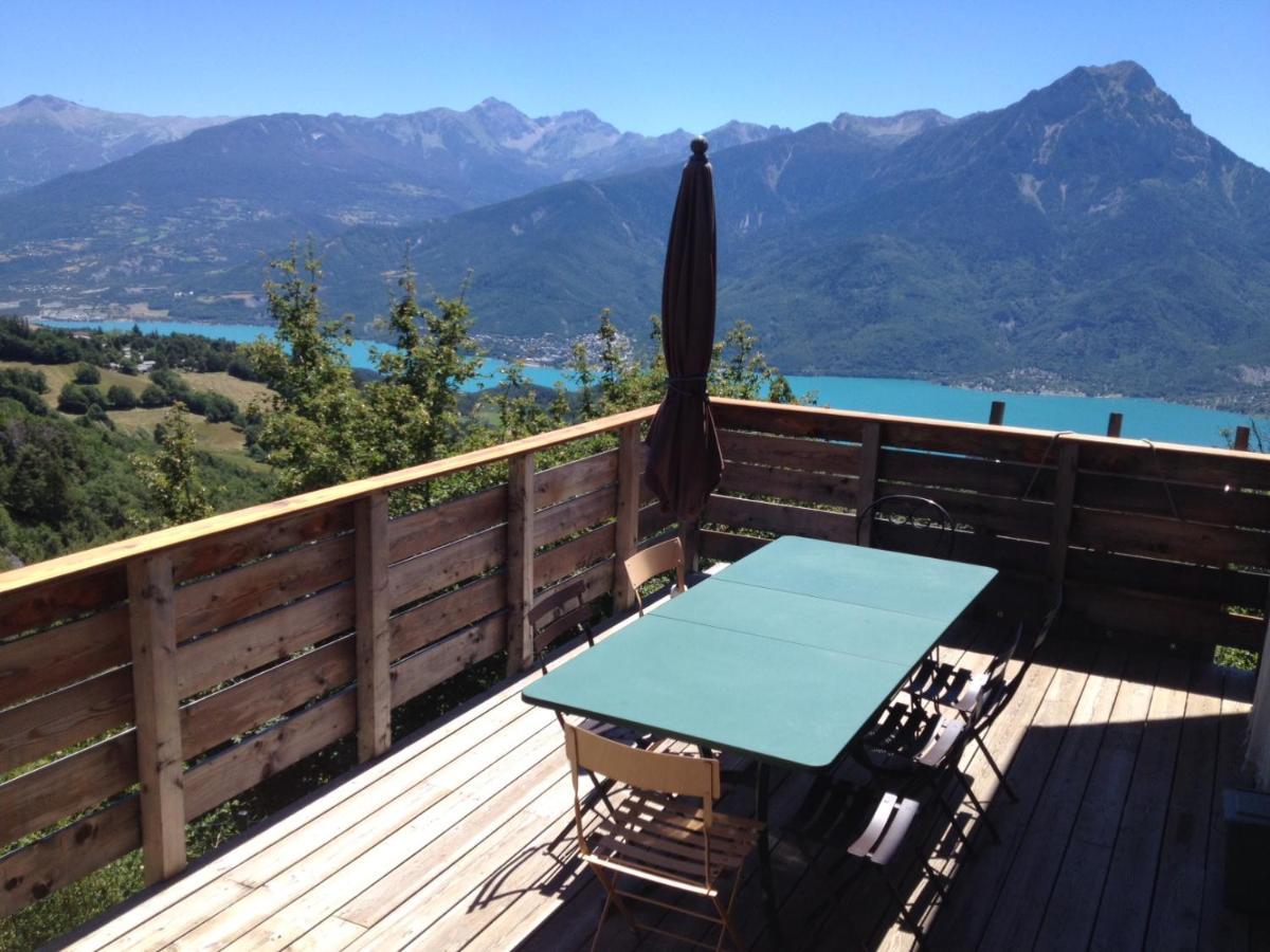 Bioclimatique Avec Vue Sur Le De Serre Poncon Chalet *